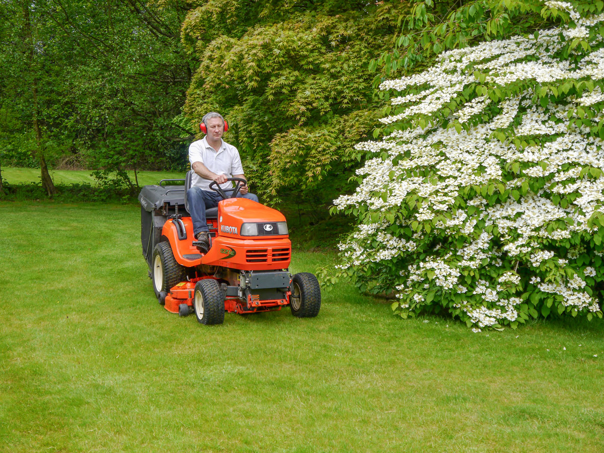 mowing